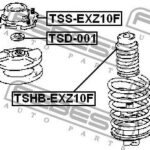 Пыльник переднего амортизатора FEBEST