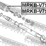 Пыльник рулевой рейки правый FEBEST