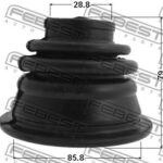 Пыльник ШРУСа внутренний левый RENAULT LOGAN 2005-2013 (85,8X79X28,8) 2415-01LH FEBEST