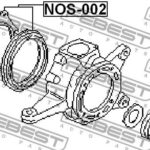 Ремкомплект сальников поворотного кулака NISSAN SAFARI Y60 1987.10-1997.08 NOS-002 FEBEST