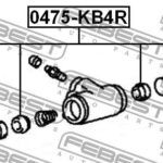 Ремкомплект заднего тормозного цилиндра (на одну сторону) FEBEST