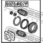Ремкомплект суппорта тормозного переднего (на одну сторону) FEBEST