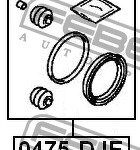 Ремкомплект тормозного суппорта 0475-DJF FEBEST