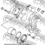 Ремкомплект суппорта тормозного переднего (на одну сторону) FEBEST