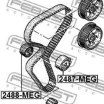 Ролик натяжной ГРМ RENAUT LOGAN 2487-MEG FEBEST