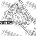Ролик обводной комплект FEBEST