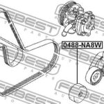 Ролик обводной FEBEST