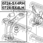 Рычаг подвески 0724-SX4LH FEBEST
