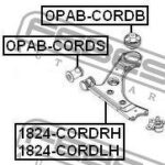 Сайлентблок задний переднего рычага FEBEST