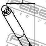 Сайлентблок заднего амортизатора комплект FEBEST