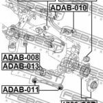 Сайлентблок заднего поперечного рычага FEBEST