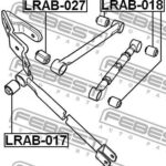 Сайлентблок заднего рычага FEBEST