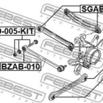Сайлентблок тяги задней SGAB-020 FEBEST
