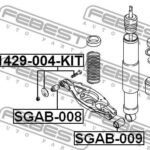 Болт с эксцентриком ремкомплект FEBEST