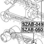 Опора задн дифференциала SUZUKI GRAND VITARA/ESCUDO 2006-2014 SZAB-049 FEBEST