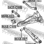 Сайлентблок MAB-CW8 FEBEST