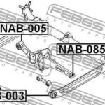 Сайлентблок заднего рычага FEBEST