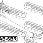Сайлентблок задн балки HYUNDAI SOLARIS HYAB-SBR FEBEST