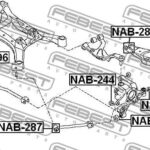 Сайлентблок NAB-288 FEBEST