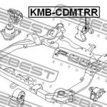 Сайлентблок задней подушки двигателя FEBEST