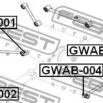 Сайлентблок GWAB-002 FEBEST