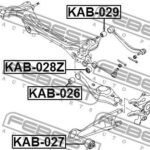 Сайлентблок задней тяги FEBEST