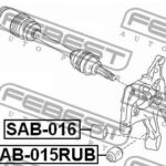 Сайлентблок задней цапфы FEBEST