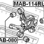 Сайлентблок задней цапфы FEBEST