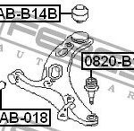Сайлентблок задний переднего рычага FEBEST