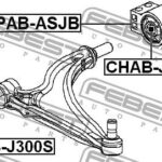 Сайлентблок рычага задний без кронштейна ASTRA J CHAB-J300B FEBEST