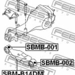 Сайлентблок опоры дифференциала FEBEST