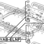 Сайлентблок передн балки HYUNDAI ELANTRA (HD) 2006-2011 HYAB-ELNF FEBEST