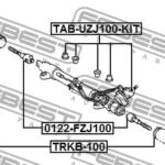Пыльник рулевой рейки FEBEST