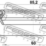 Сальник наружный полуоси заднего моста 60.15X85.1X7.8X9.9 FEBEST