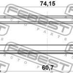 Сальник привода 60.7X74.15X8.4X8.4 FEBEST