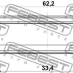 Сальник привода 33.4X62.2X9.5 FEBEST