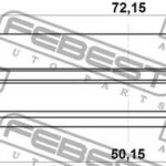 Сальник ступичный передний 50.15X72.15X8.1X10.8 FEBEST