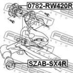 Ступица 0782-RW420R FEBEST