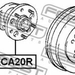 Ступица задняя FEBEST