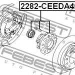 Ступица задняя FEBEST