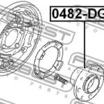 Ступица задняя FEBEST