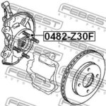 Ступица передняя FEBEST