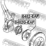Ступица передняя FEBEST