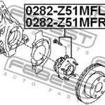 Ступица передняя правая FEBEST