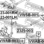 Рычаг подвески 2325-003 FEBEST