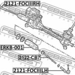 Наконечник рулевой левый FEBEST