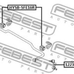 Тяга стабилизатора 1223-IX35R FEBEST
