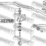 Тяга стабилизатора задняя FEBEST