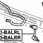 Тяга стабилизатора задняя левая FEBEST