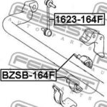Втулка стабилизатора передняя D30 MERCEDES BENZ ML-CLASS 164 2004-2011 BZSB-164F FEBEST